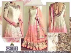 Pink Banglori Silk Gown