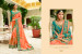 Orange Satin Silk Saree