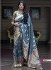Gray Banarasi Silk Sensual Saree