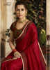Red Georgette Embroidery Saree