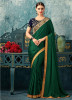 Green Silk Embroidery Saree