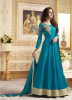 Sky Blue Banglori  Ankle-Length Readymade Suits