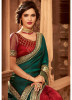 Red Silk Base Embroidery Saree