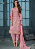 Light Pink Georgette Ramadan Special Salwar Suit