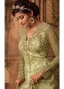 Green Net Ankle-Length Salwar Suit