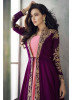 Dark Purple & Pink Real Georgette Ramadan Special Salwar Suit