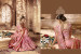 Pink Pure Satin Georgette Silk Embroidery Saree