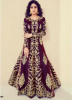 Wine Royal Silk Salwar Suit
