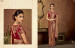 Red & Gold Shimmer Lycra Ready-To-Wear Saree