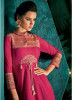 Pink Triva Silk With Heavy Embroidery Inner Stitched Floor-Length Readymade Gown