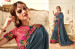 Gray Satin & Silk With Heavy Embroidery Saree
