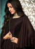 Black Pure Silk Designer Salwar Suit