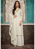 Off White Georgette Designer Salwar Suit