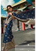 Blue Pure Banarasi Silk Saree