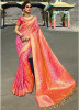 Pink Pure Banarasi Silk Saree