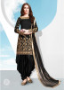 Black Tapeta Silk With Embroidery Real Mirror & Glass Work Salwar Suit