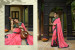 Pink Georgette With Heavy Designer Embroidery Saree