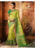 Green Heavy Embellished Pure Silk Embroidery Saree