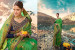 Parot Green Banarasi Silk Saree