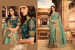 Mint Silk With Heavy Embroidery Saree