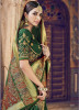 Green Banarasi Pure Silk Embroidery Saree