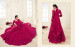 Hot Pink Net Silk Satin 2 Layer Inner With Can-Can Bridal Lehenga Choli