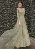 Sage Green Net With Embroidery Work Anarkali Suit
