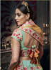 Mint & Light Yellow Handloom Silk Designer Lehenga Choli