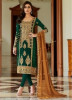 Teal Green Georgette Straight-Cut Salwar Suit