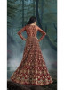 Maroon Net (Full Embroidery) Anarkali Salwar Suit