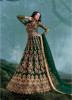 Green Net (Full Embroidery) Anarkali Salwar Suit