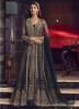 Black Gown Net (Jacket Net) Ankle-Length Salwar Suit
