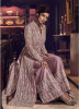 Light Punch Pink Net Ankle-Length Salwar Suit