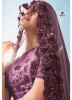 Lavender Imported Lycra Designer Saree
