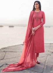 Rouge Cotton Silk Salwar Kameez