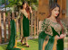Forest Green Velvet With Front & Back Embroidery Work Winter Salwar Suit