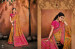 Yellow & Magenta Banarasi Silk Wedding Wear Saree
