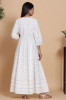 White Angarkha Kurti Dress