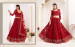 Red Net With Silk Satin Wedding Lehenga Choli