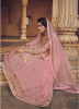 Pink Pure Dola Jacquard Ghagra-Bottom Salwar Suit