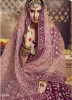 Purple Georgette Wedding Lehenga Choli