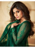 Dark Green Net With Embroidery Work Ankle-Length Salwar Suit