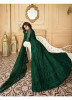 Dark Green Net With Embroidery Work Ankle-Length Salwar Suit