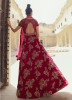 Bright Red Butterfly Net Ramadan Special Salwar Suit