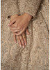 Beige Net With Front N Back Neck Embroidery Ankle Length Salwar Suit