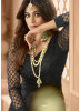 Black Net With Front N Back Neck Embroidery Ankle Length Salwar Suit