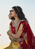 Yellow & Red Banarasi Silk With Heavy Work Wedding Lehenga Choli