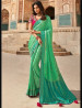 Medium Sea Green Banarasi Silk Saree