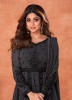 GRAY GEORGETTE EMBROIDERED PARTY-WEAR FLOOR-LENGTH SALWAR KAMEEZ [SHAMITA SHETTY COLLECTION]