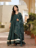 Meera Green Bandhani Suit